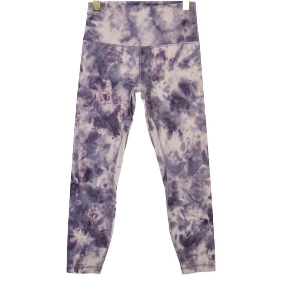 Lululemon Align Pant 25" Diamond Die Pink Bliss Graphite Purple Dye Leggings 8 - Picture 5 of 9